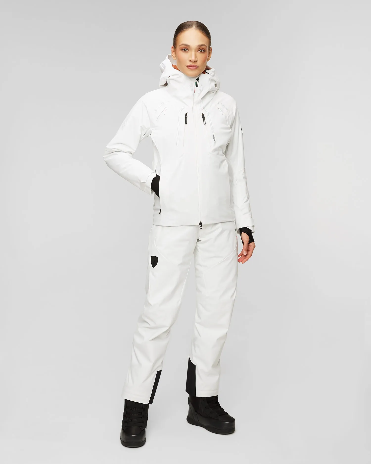 Women's Ski Jacket Descente x Lamborghini Streamline Insulated Jacket LAM44-002W-wht