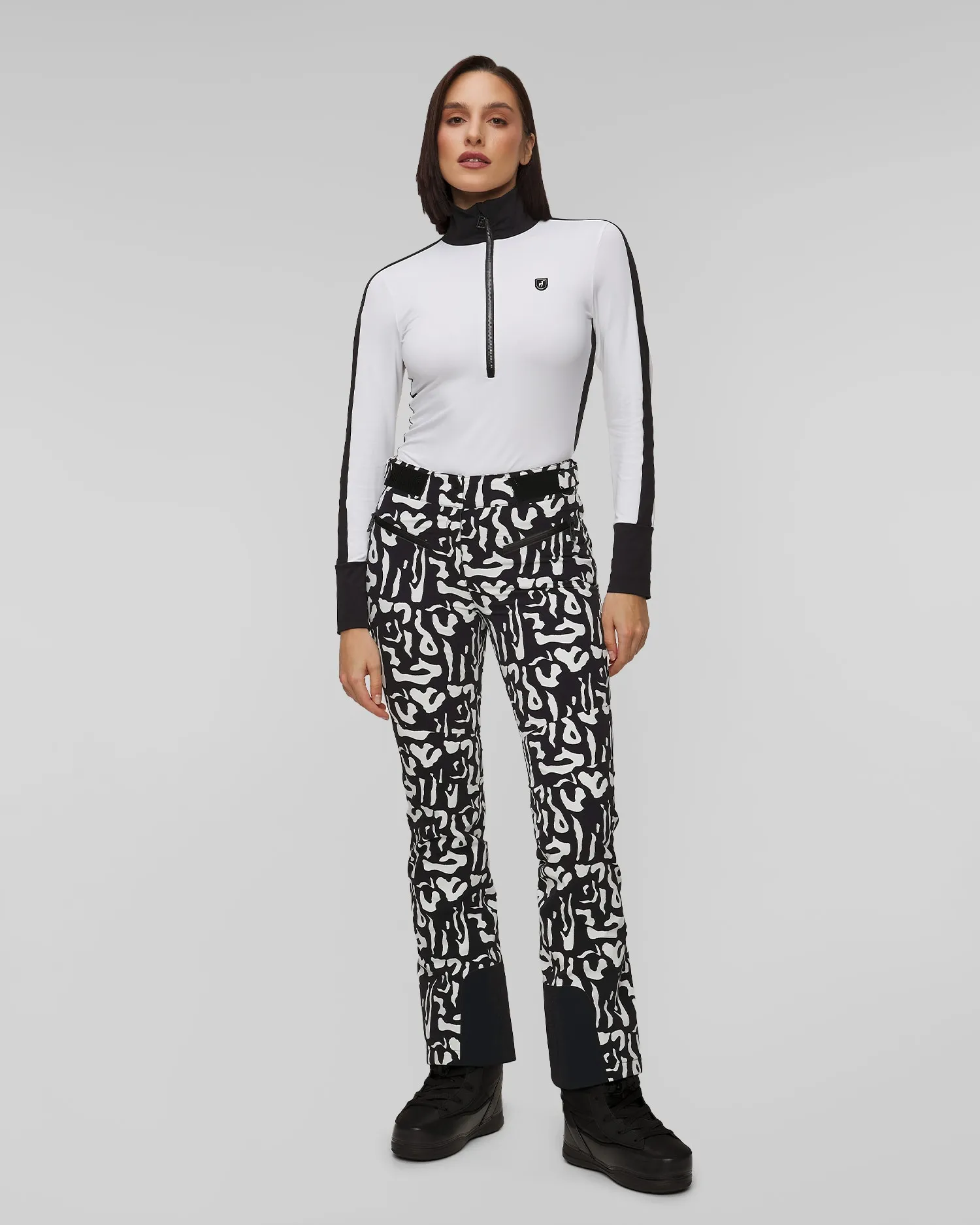 Women's ski trousers Toni Sailer Amis Print 342209P-201