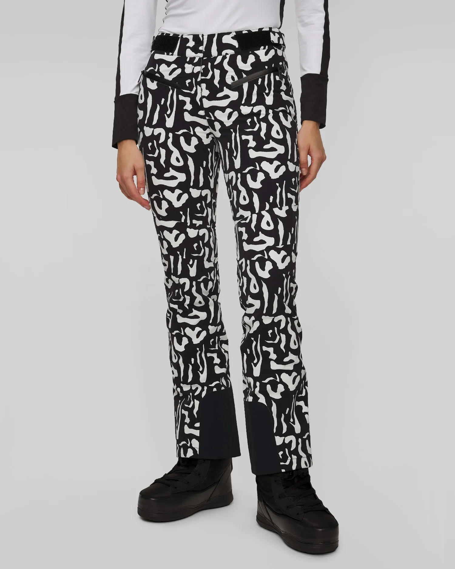 Women's ski trousers Toni Sailer Amis Print 342209P-201