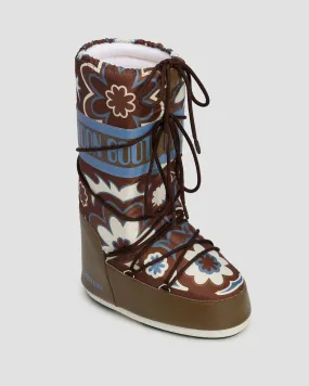 Women's snow boots Moon Boot Icon Flower 80D1402940-mh07