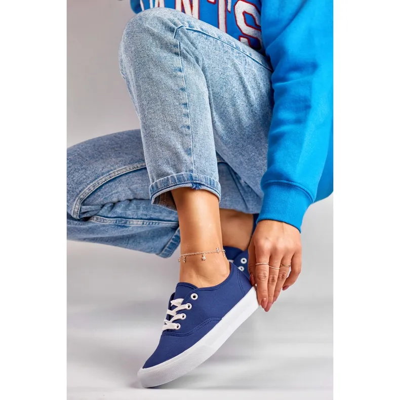 Women's blue sneakers