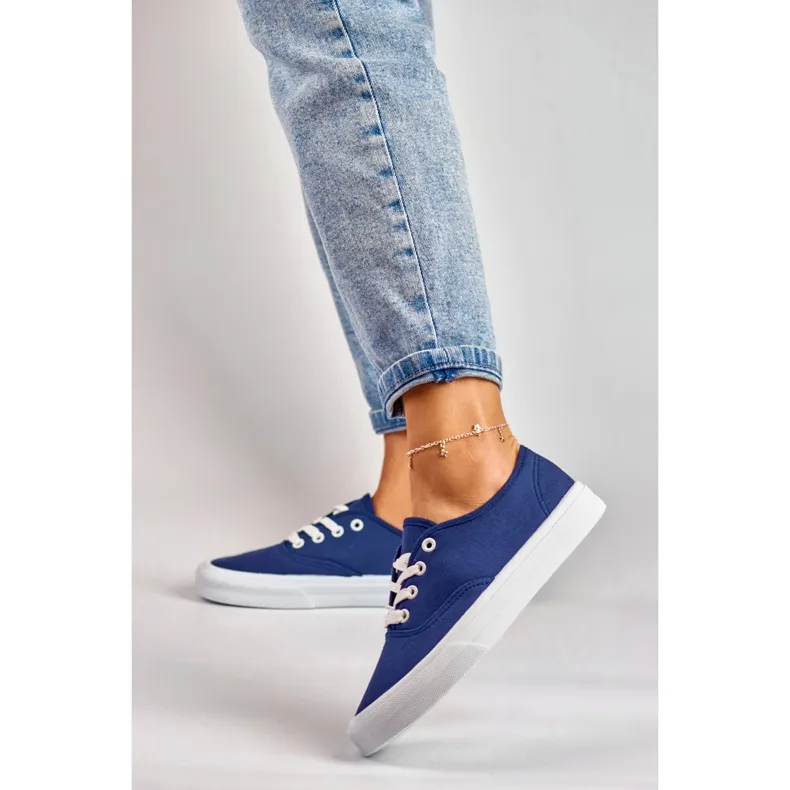 Women's blue sneakers