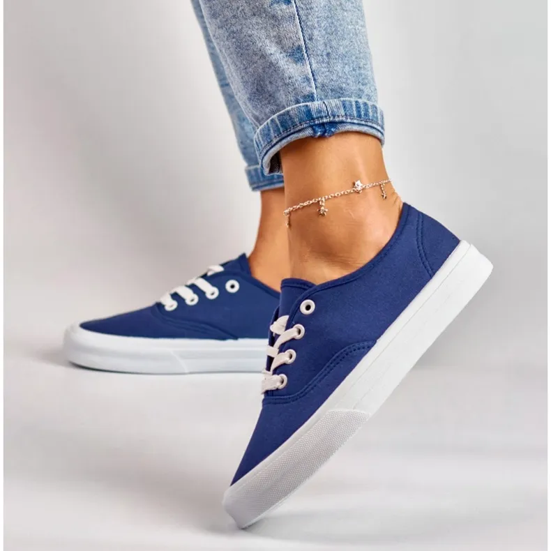 Women's blue sneakers