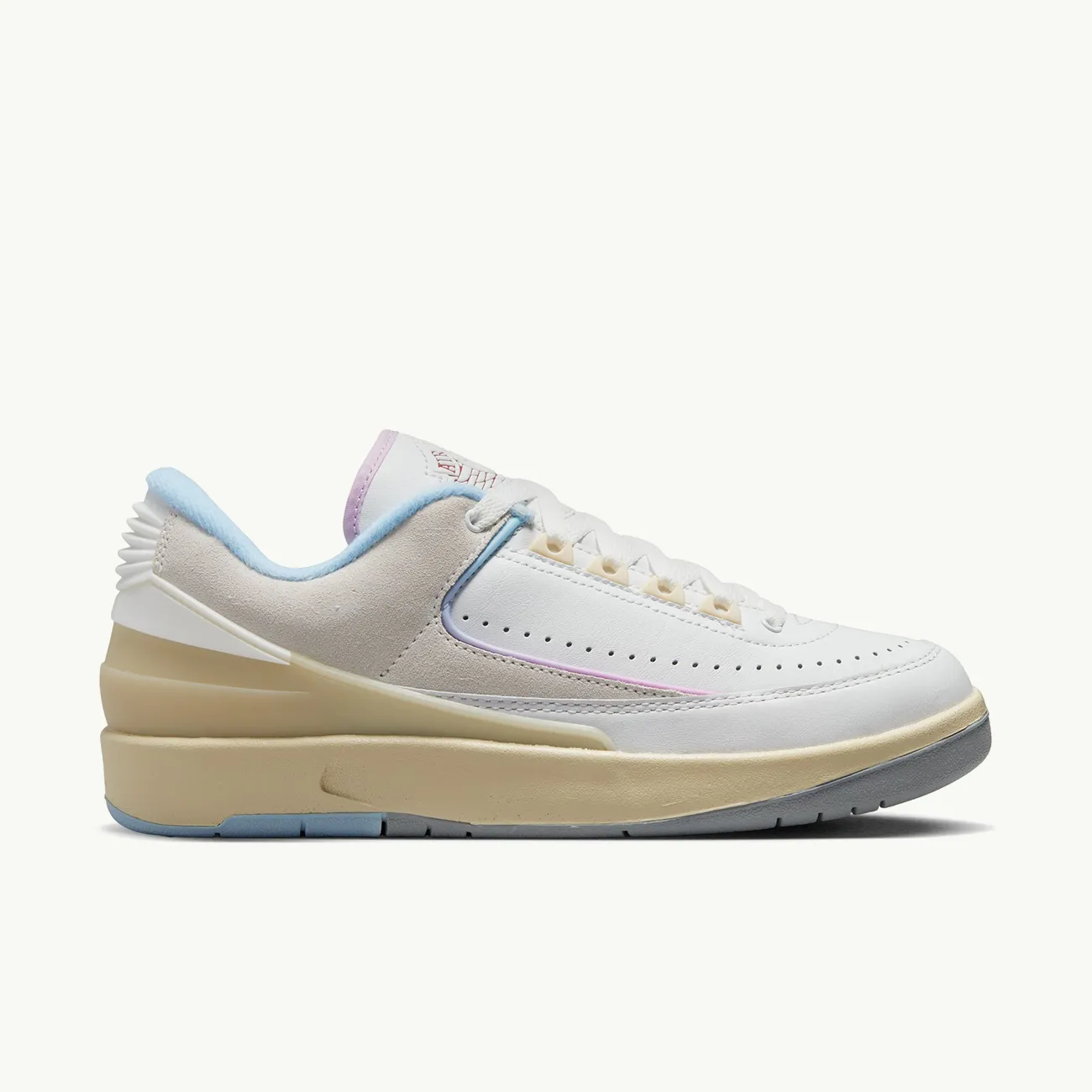 Women's Air Jordan 2 Retro Low - Summit White/Varsity Red/Ice Blue