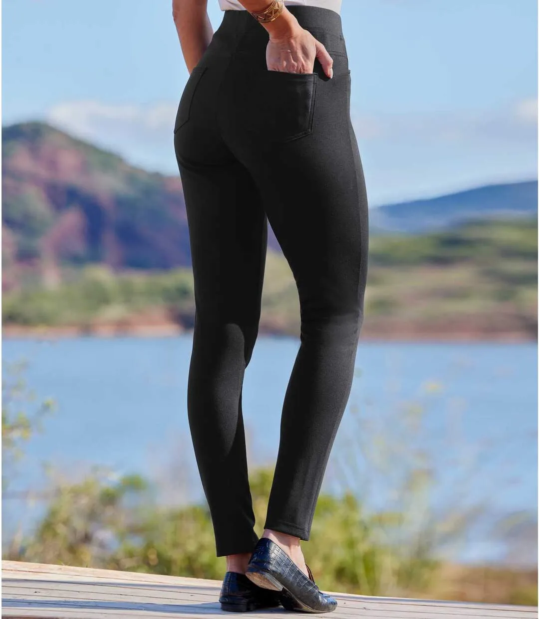 Women's Black Treggings