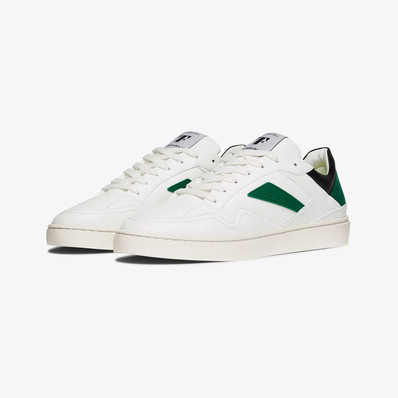 Women's Court | White-Black-Kelly Green