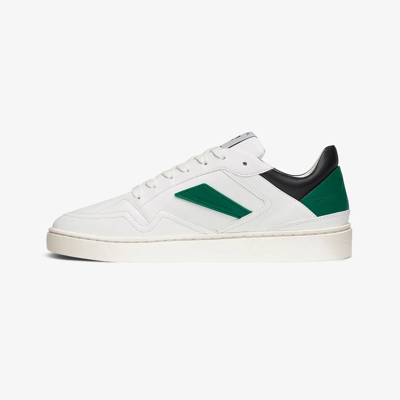 Women's Court | White-Black-Kelly Green