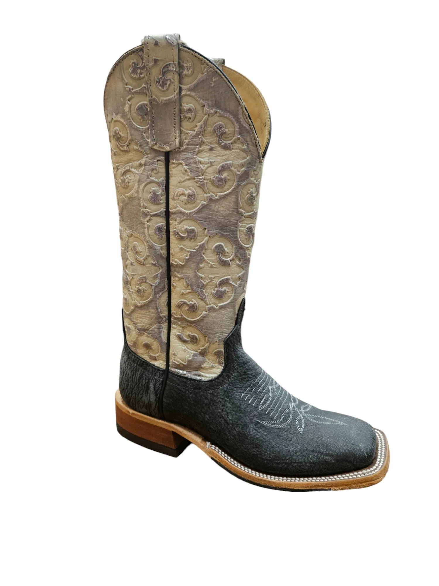 Women’s Embossed Leather Boots