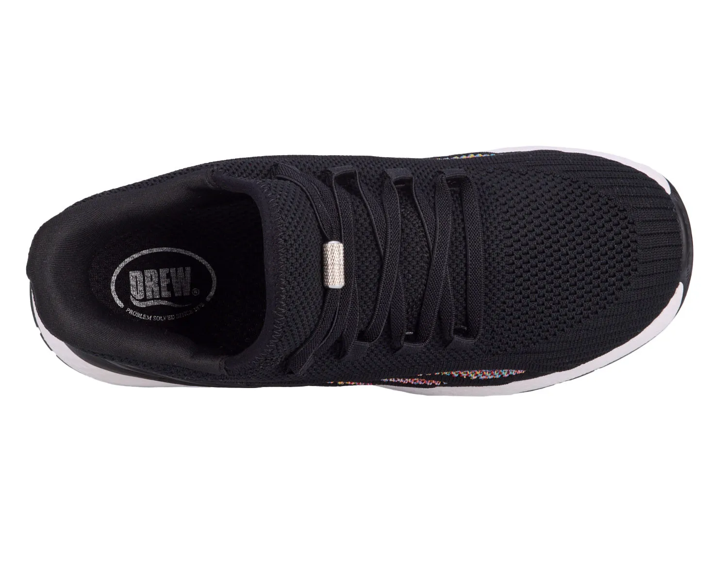  Women's Halo Step in Shoe EXTRA WIDE in Black Mesh Combo  