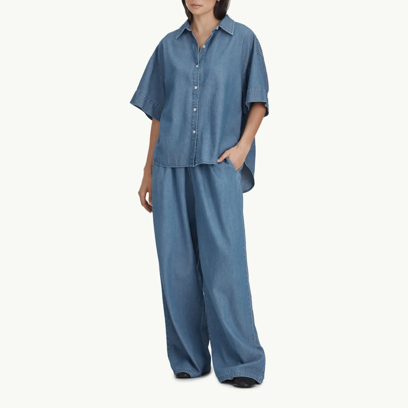 Women's Pull On Pant - Chambray