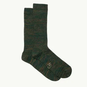 Women's Rasmusson Rib Sock - Green Melange