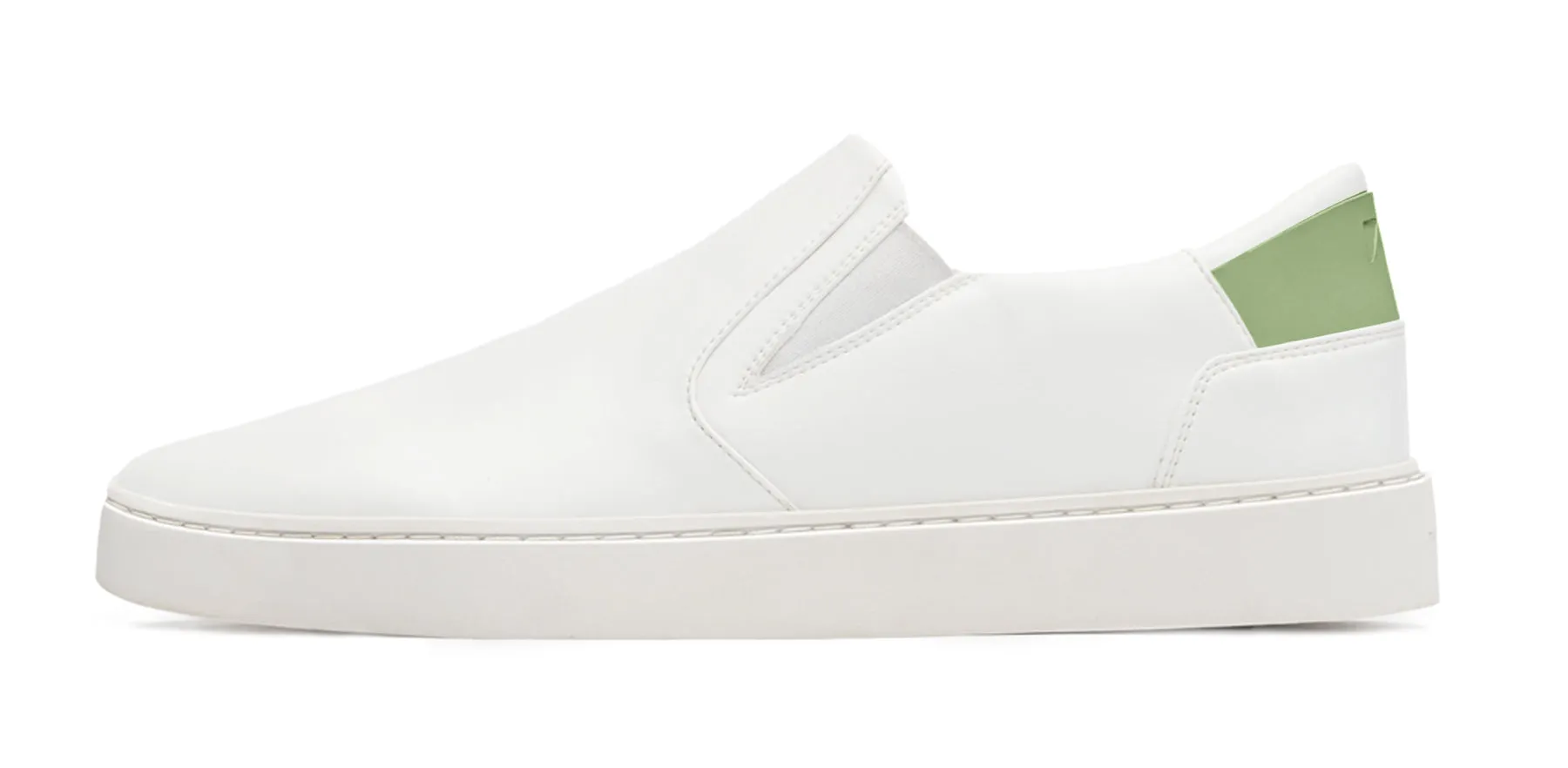 Women's Slip On | White-Green