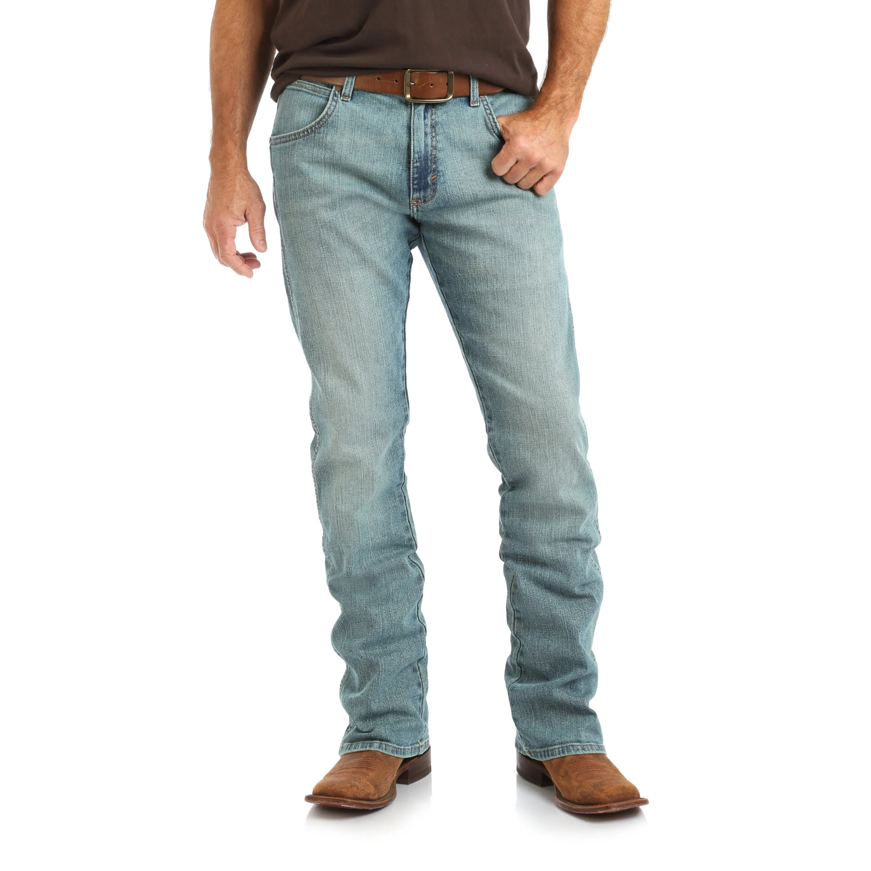 Wrangler Rockdale Slim Boot Jeans for Men