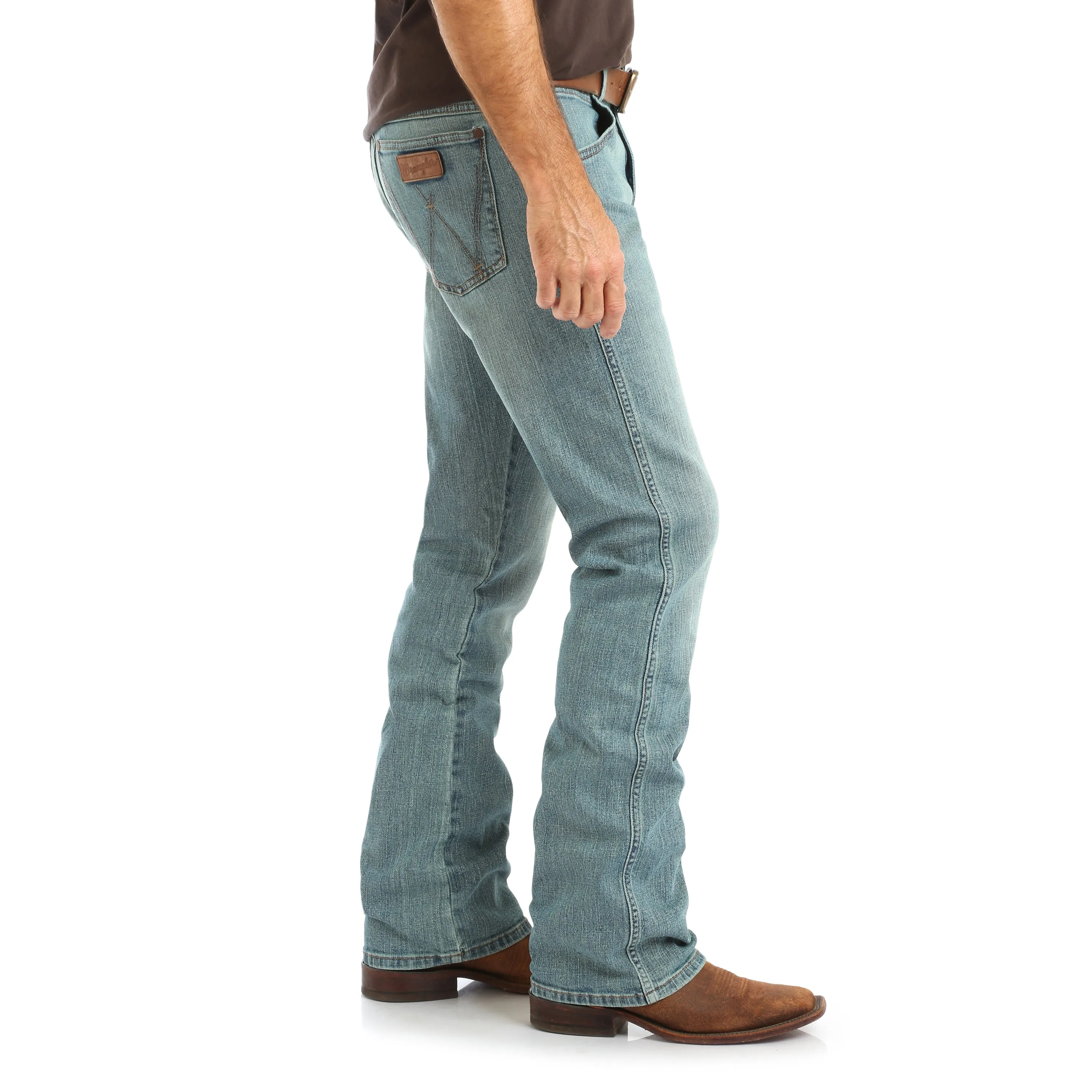 Wrangler Rockdale Slim Boot Jeans for Men