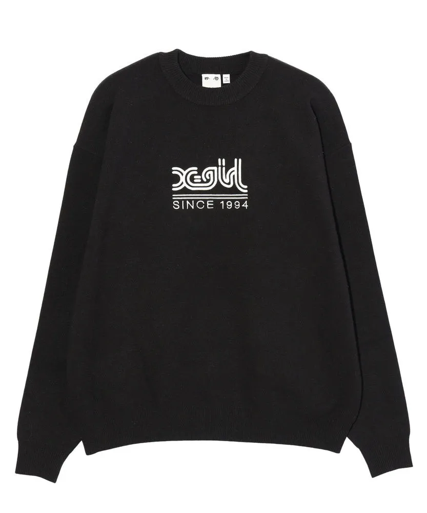 X-girl streetwear long-sleeve shirt with plain logo