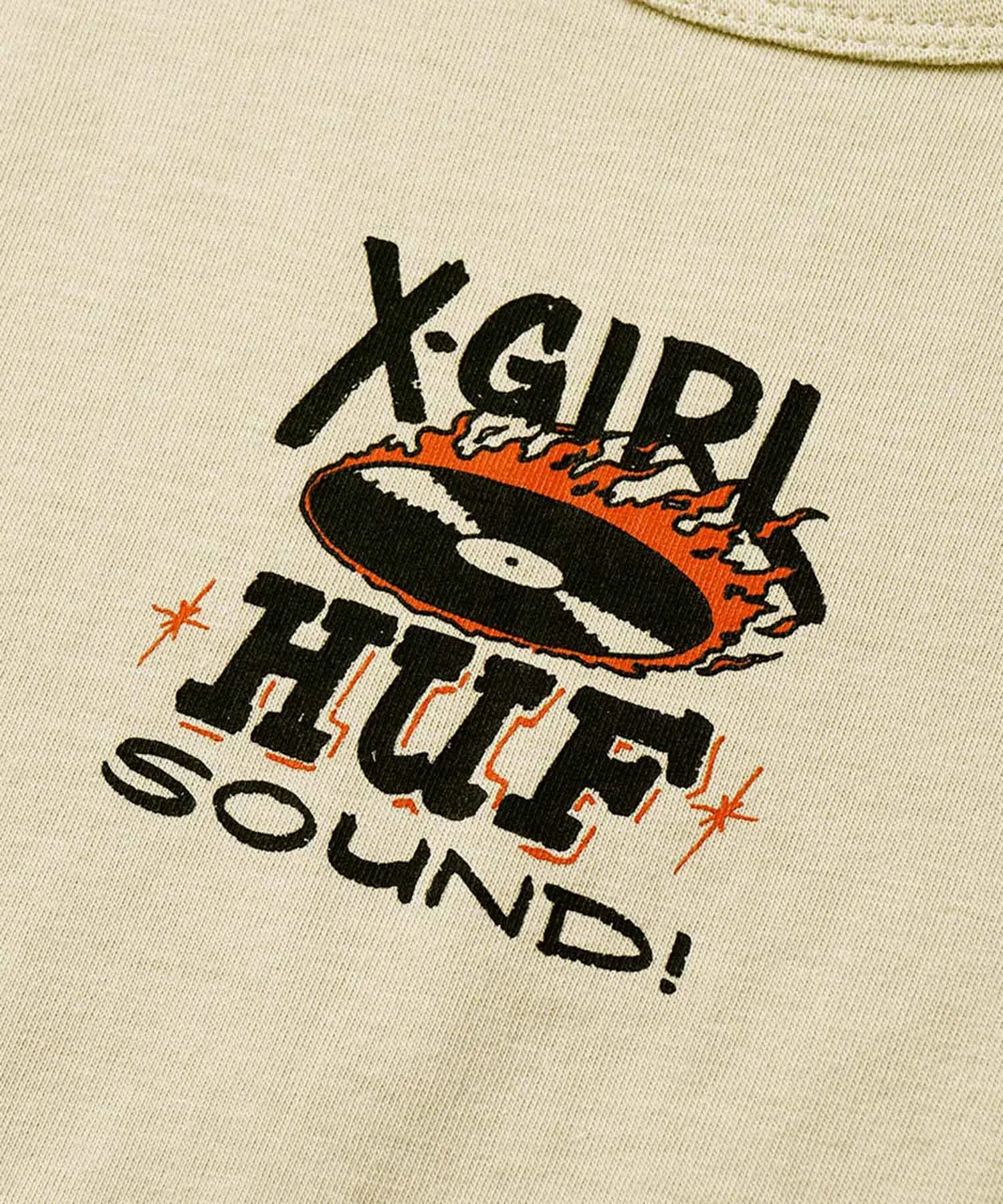 X-girl × HUF RUDIE BABY TEE