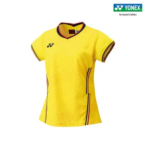 Yonex Premium Women's Yellow Badminton Shirt 20682 - Clearance.